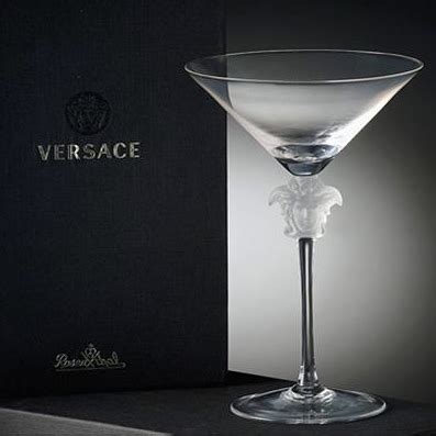 versace martini glasses|Versace Medusa Lumiere 2.